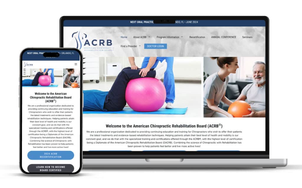 American Chiropractic Rehabilitation Board Website