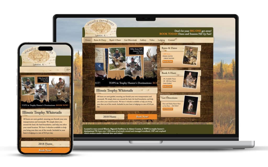 Big Neck Outfitters Website